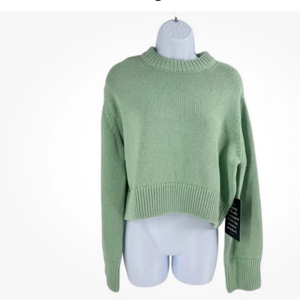 Tuckernuck Mint Green Knit Sweater Size Small - Picture 2 of 12